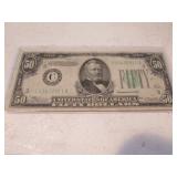 1934 series $50.00 bill