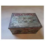 old tobacco adv. tin & trade tokens