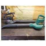 2 leaf blowers & weedeater