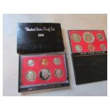 2- u.s. coin proof sets