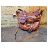 horse saddle purse