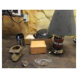 harley davidson lamp.knee pads,camel joe,items