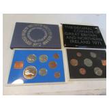 2- britain/ireland coin sets