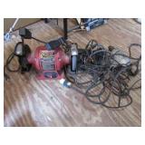 6' bench grinder,drill,items(bench grinder works)