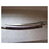 sword w/brass handle