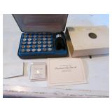 sterling silver mini president coin set