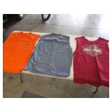 3 harley davidson t-shirts