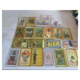 all black americana postcards