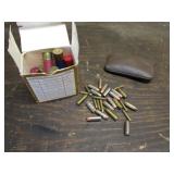 12 ga shells & misc bullets incl:38 spl.