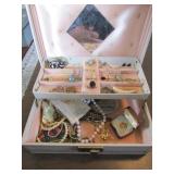 costume jewelry & jewelry box