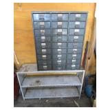 3 ft x 31' metal organizer cabinet & stand