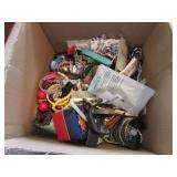 box of costume jewelry
