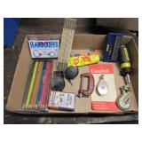 c-clamp,pulley,bits,hook & misc items