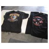 2 harley davidson t-shirts