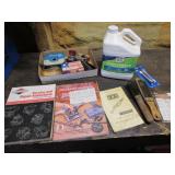 SKS book,books,paint thinner,wire & items