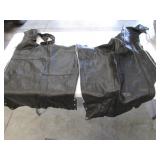 2 leather chaps