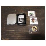 zippo elvis lighter & elvis half dollars