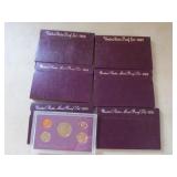 6- u.s. coin proof sets
