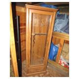 gun cabinet (has keys)