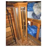 lighted curio cabinet (has shelves)