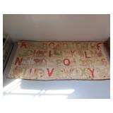 old alphabet cloth