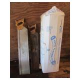 flexible insulation ducting & 2 saws