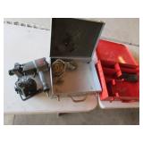 senco air roof nail gun w/case & empty red case