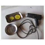 2 magnet trays & black n decker heat gun