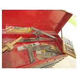 container,bits,squares,levels,folding tape & items