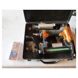 bostitch air brad nailer w/nails & black case