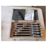 0 - 6' micrometer set w/wood case