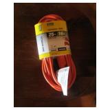 new 25 foot orange ext. cord