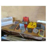container,square & some drill bits
