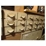 metal organizer cabinet w/tools & hardware