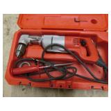 milwaukee electric 1/2' right angle drill w/case