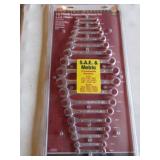 new ace 18 pc combo wrench set