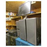 4 sony speakers,monitor & printer