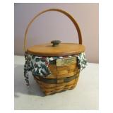 1994 longaberger christmas jingle bell basket