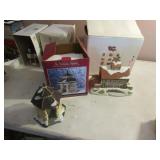colonial christmas covered bridge & square