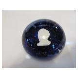 lincoln president sulphide paperweight