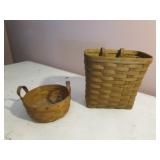 2 longaberger baskets