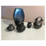 5 pcs of mexico  pottery