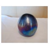 carnival glass paperweight (unmarked)
