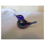 small st.clair carnival glass bird
