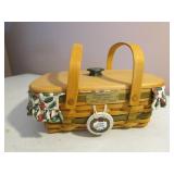 longaberger christmas holiday cheer basket
