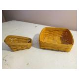 2 longaberger baskets