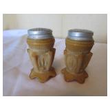 greentown glass cactus salt & pepper