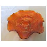 carnival glass bowl