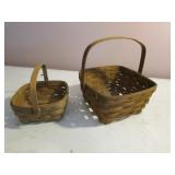2 longaberger baskets