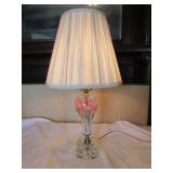 st.clair pink lamp (works)